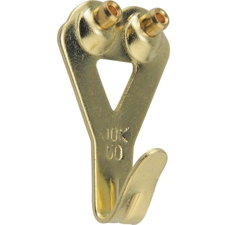 Hillman HILLMAN OOK Brass-Plated Gold Professional Picture Hanger 50 lb 2 pk 533010